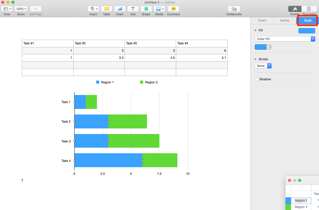 Customize Chart Style