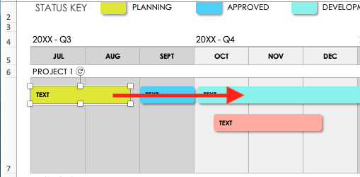 Move Subtasks Bars