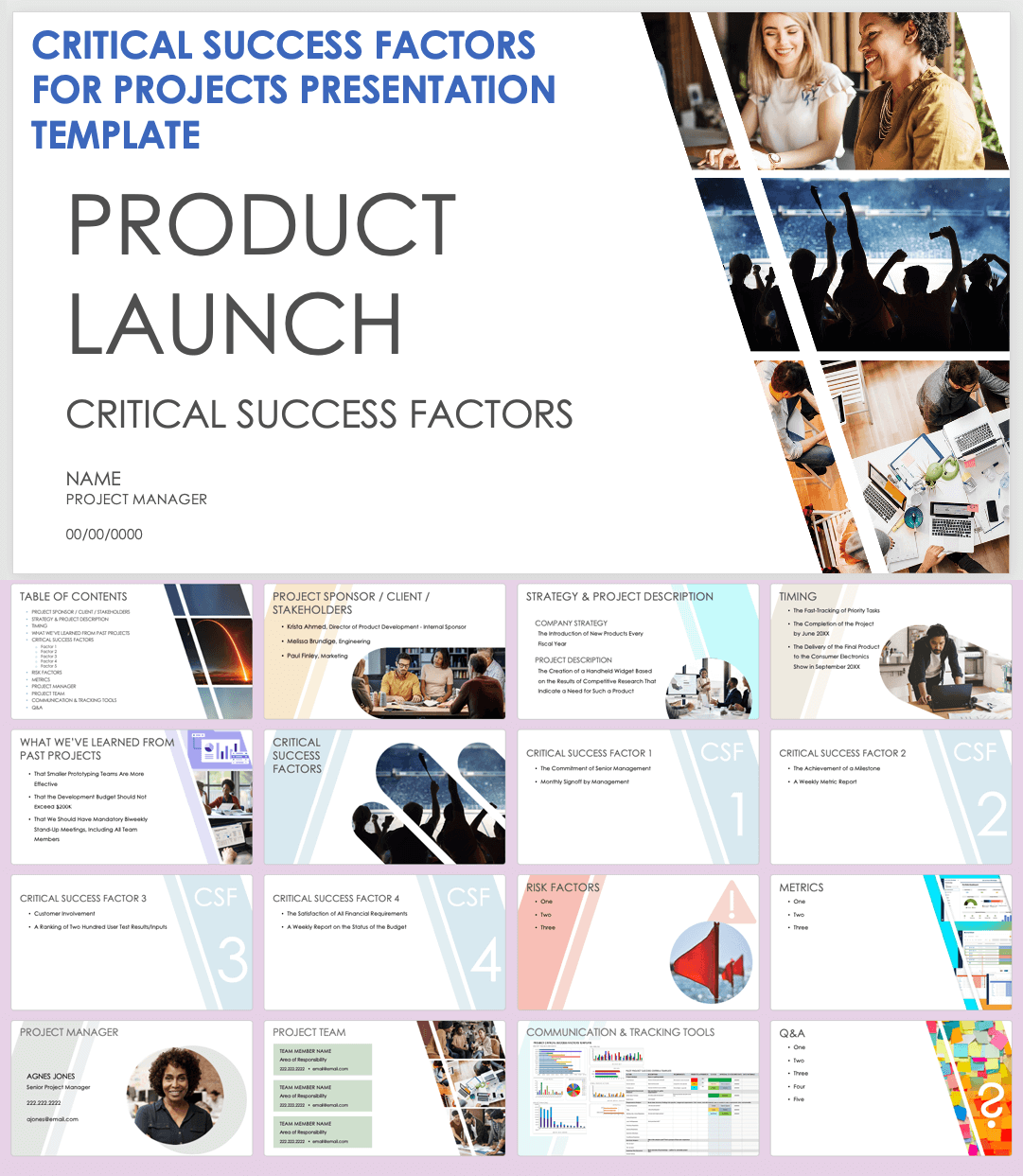 Critical Success Factors in Project Management Presentation Template