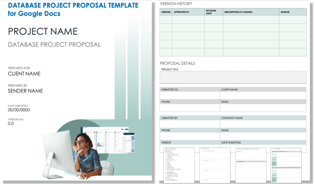 Database Project Proposal Template Google Docs