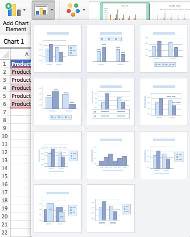 How to change layout of elements in Excel chart