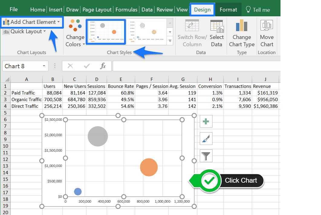 Bubble Chart Image Add Chart Element