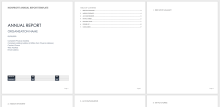 Nonprofit Annual Report Template