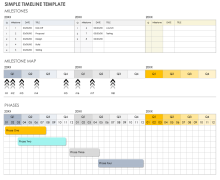 Simple Timeline Template